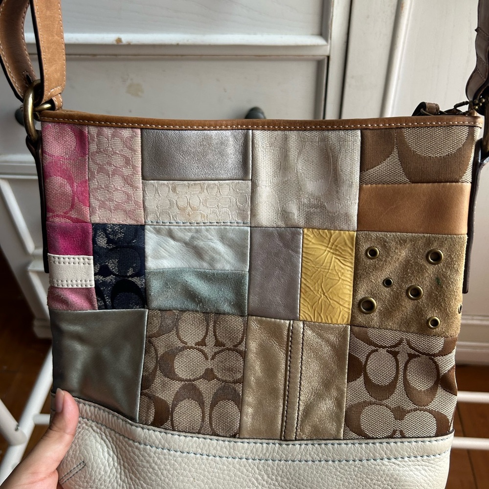 Coach Patchwork Shoulder Bag w/wallet